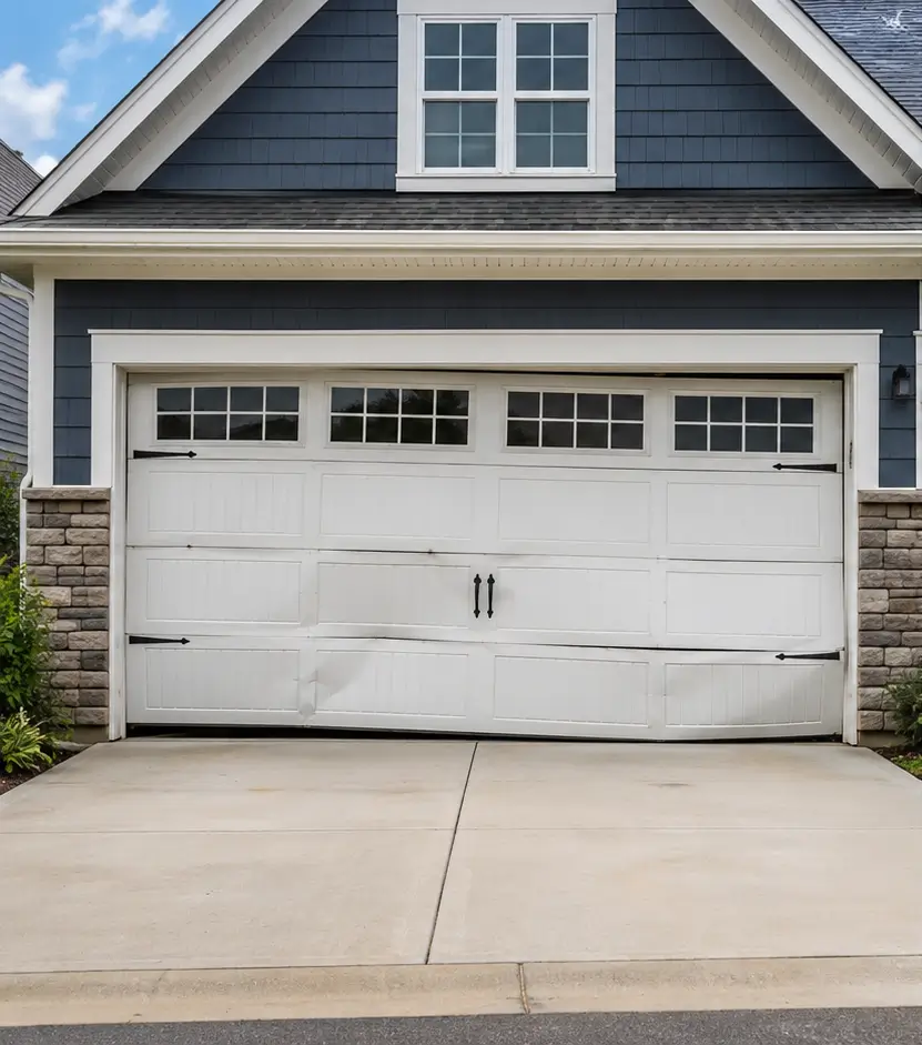 Garage Door Plainfield IN technician performing an emergency residential door repair